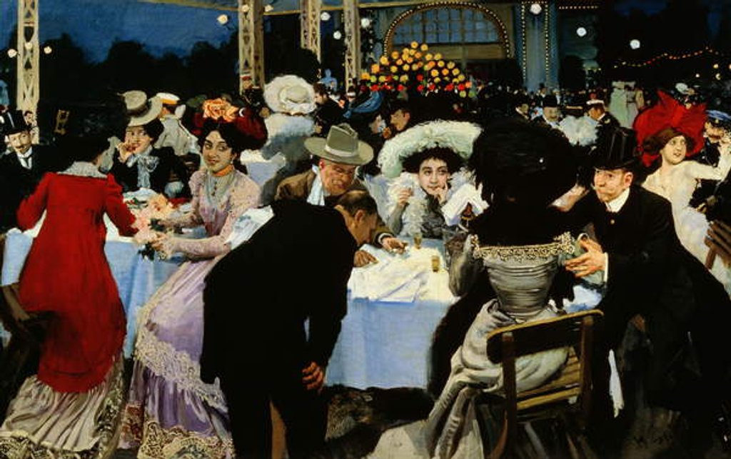 Detail of Night Restaurant by M.G Slepyan