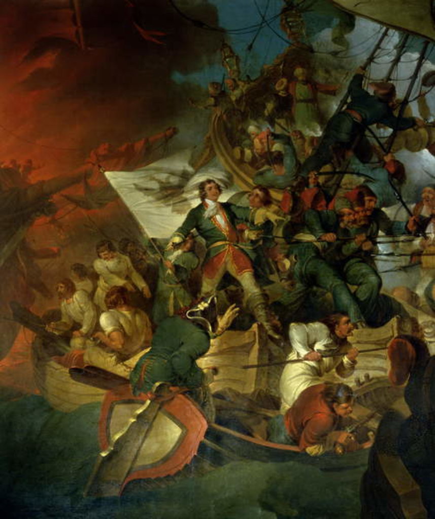 Detail of Capture of Azov, 18th May 1696 by Robert Kerr Porter