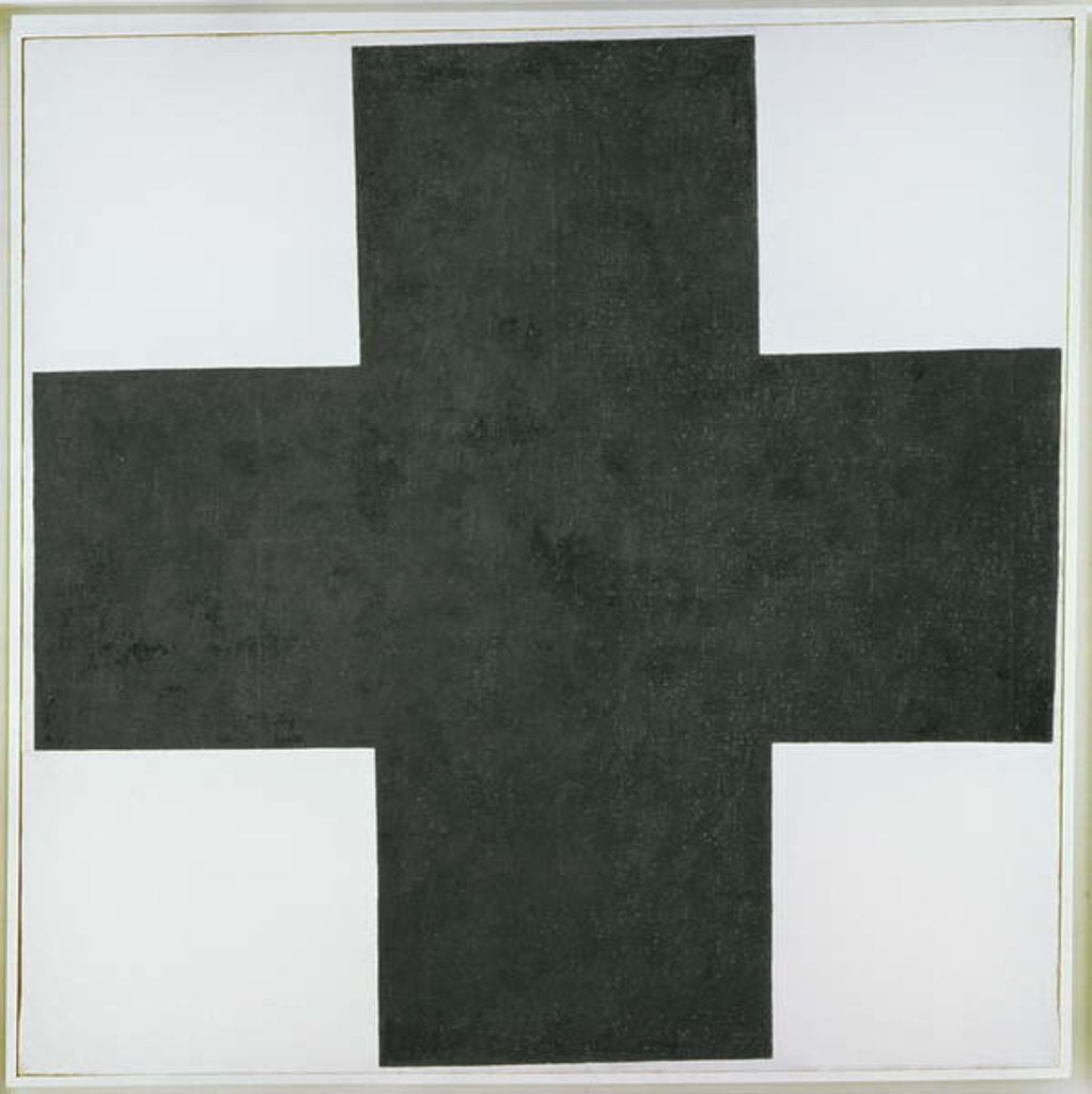 Detail of Black Cross, c.1923 by Kazimir Severinovich Malevich
