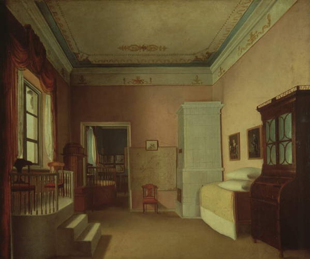 Detail of Grand Interior by School Russian