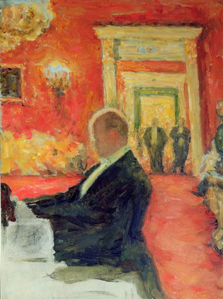 Detail of Portrait of Sergei Prokofiev at work, 1937 by Leonid Osipovic Pasternak