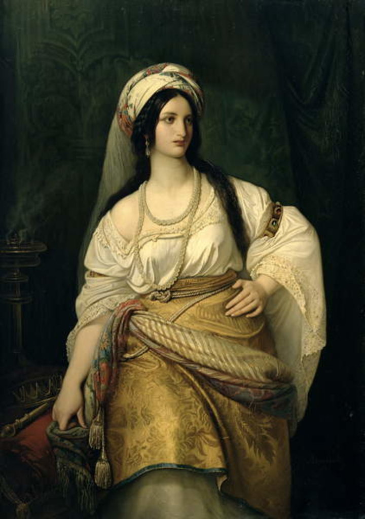 Detail of Esther by Hermann Anschuetz