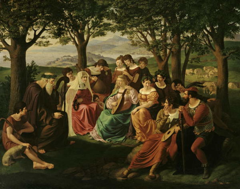 Detail of Singing Competition by Heinrich Anton Daehling