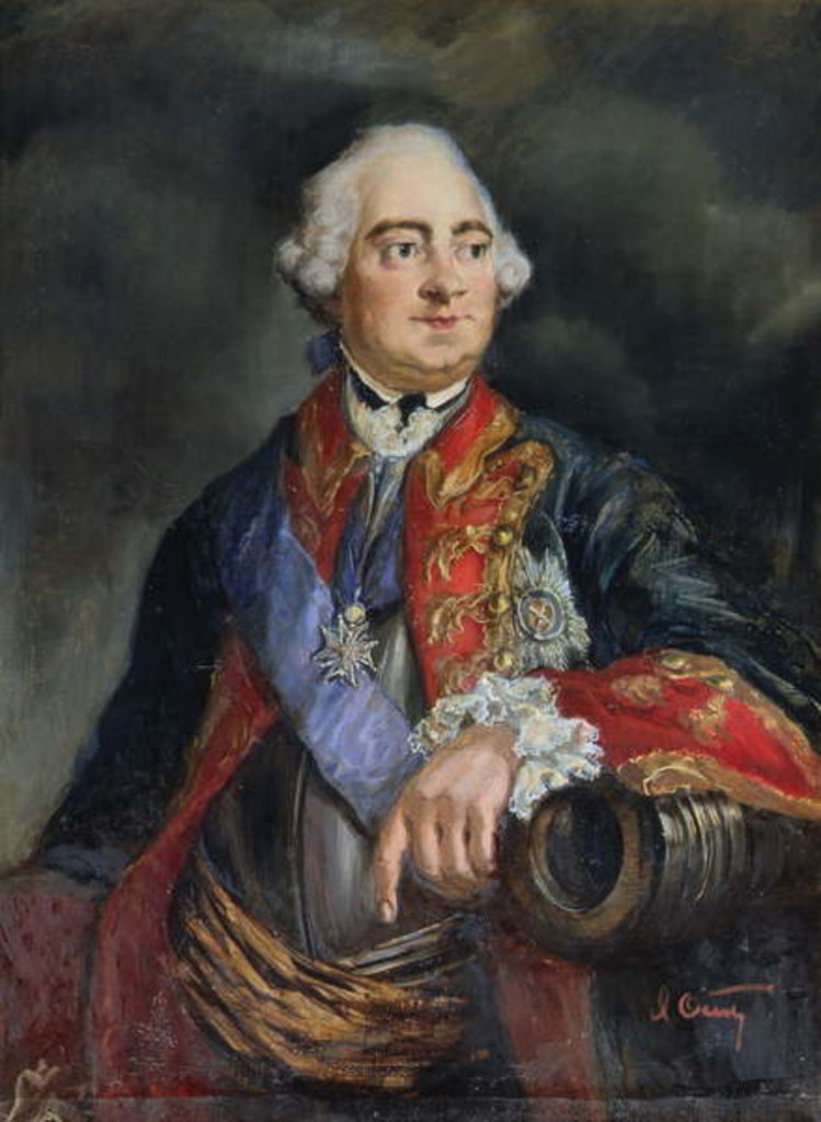 Detail of Portrait of the Mathematician Leonhard Euler by English School