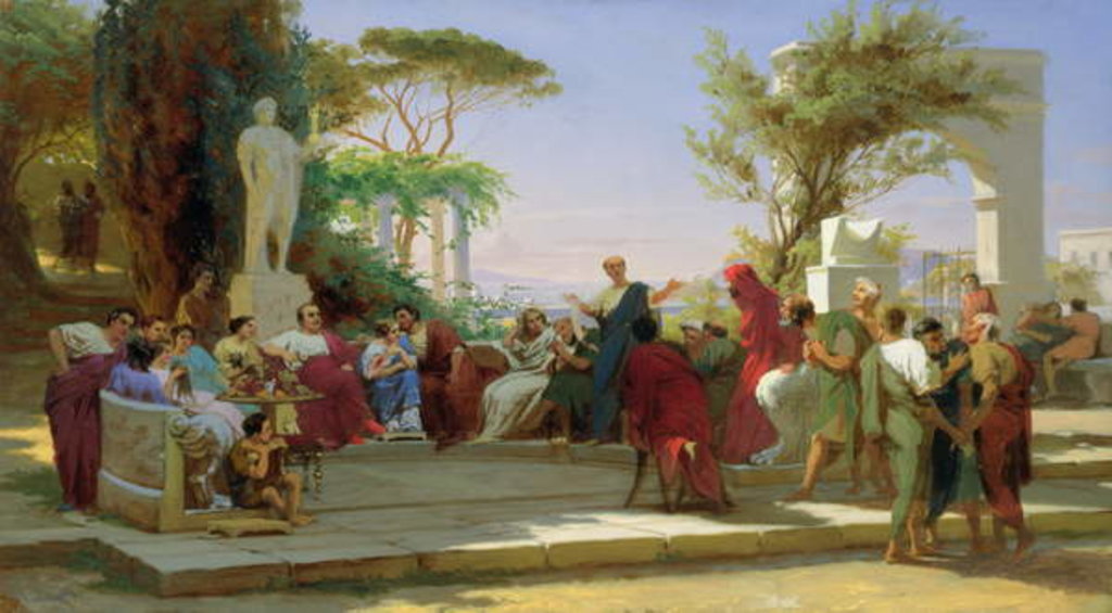 Detail of Horatius Reading his Satires to Maecenas, 1863 by Fedor Andreevich Bronnikov