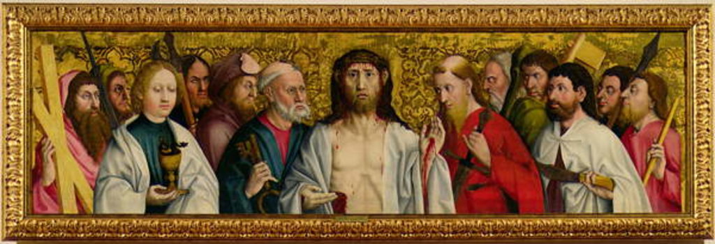 Detail of Christ and the Twelve Apostles by German School