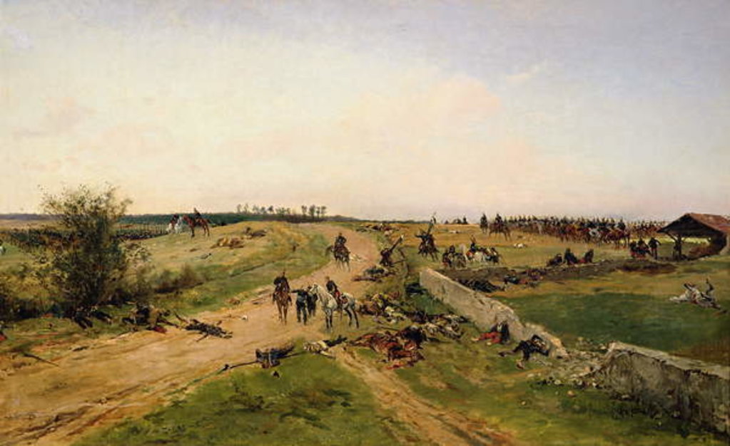 Detail of Scene from the Franco-Prussian War by Alphonse Marie de Neuville