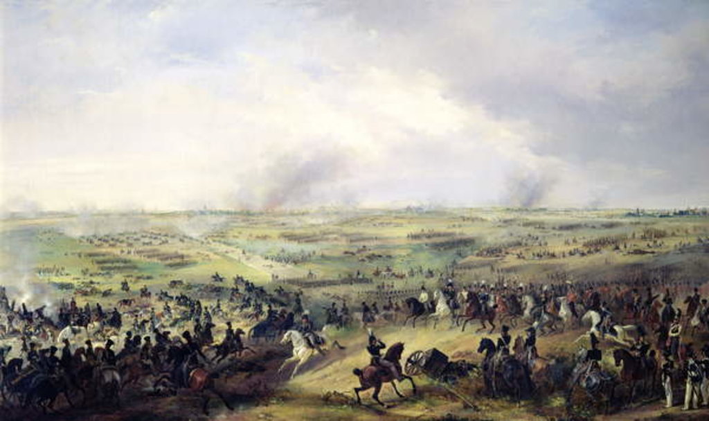 Detail of The Battle of Leipzig, 16-19 October 1813 by Alexander Ivanovich Sauerweid