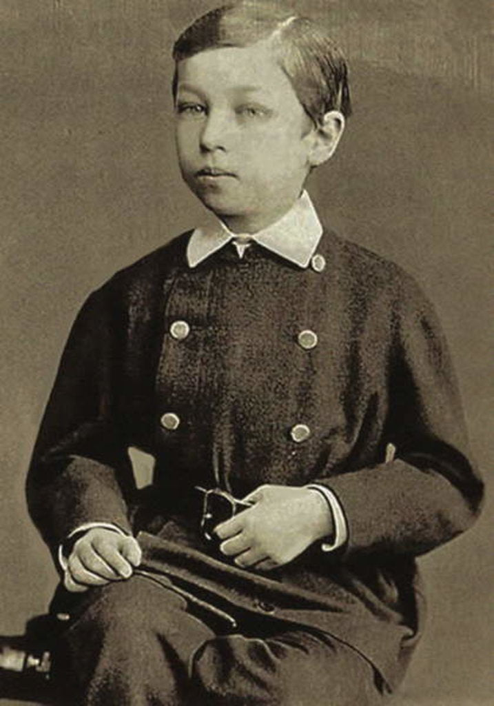 Detail of Kandinsky as a child by Russian Photographer