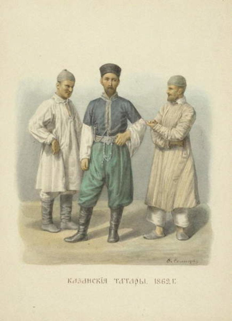 Detail of Kazan Tatars by Fyodor Solntsev
