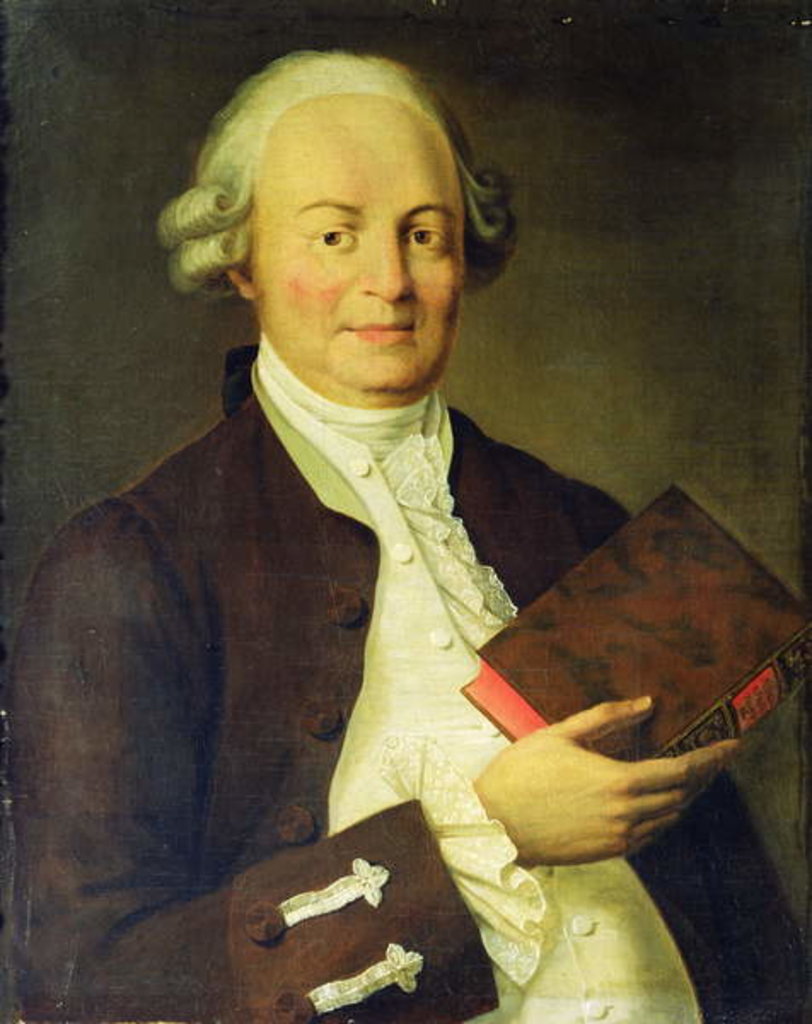 Detail of Portrait of Vasili K. Trediakovsky by School Russian