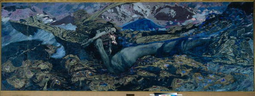 Detail of Demon Cast Down, 1902 by Mikhail Aleksandrovich Vrubel