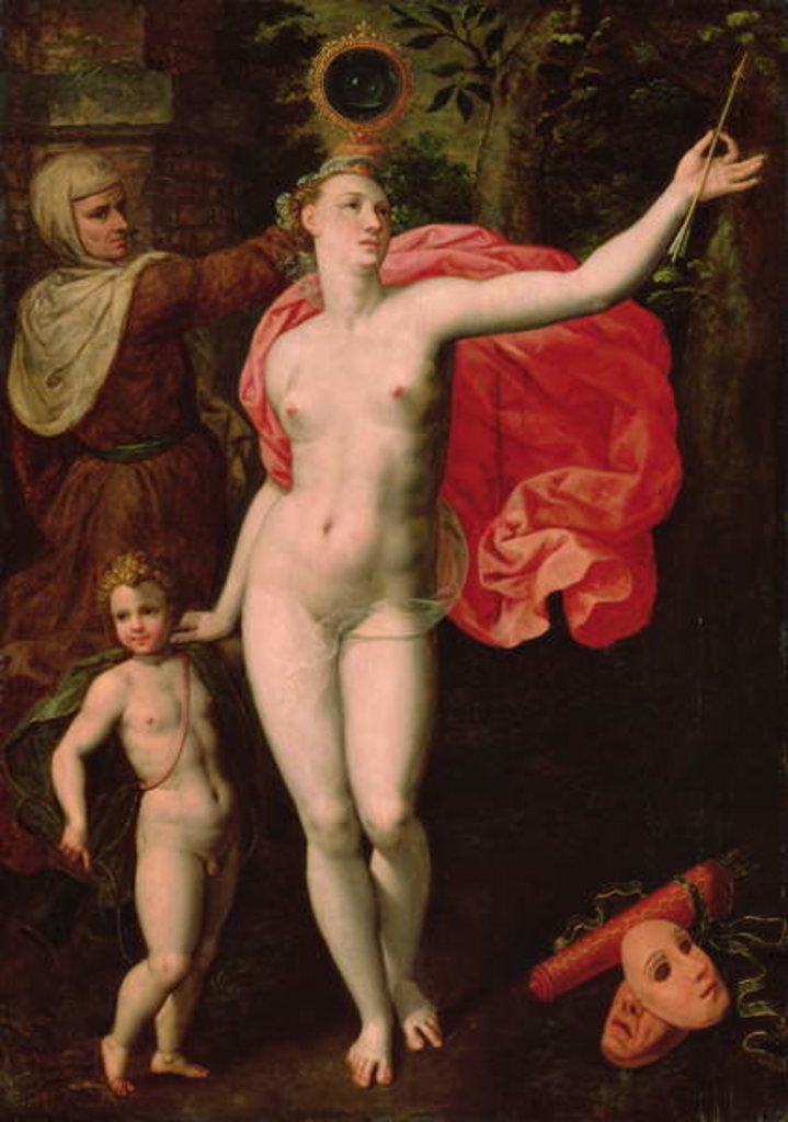 Detail of Venus and Cupid, Allegory of the Truth by Jacques de Backer