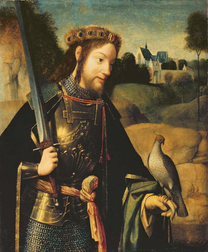 Detail of Saint Bavo by Gerrit tot Sint Jans