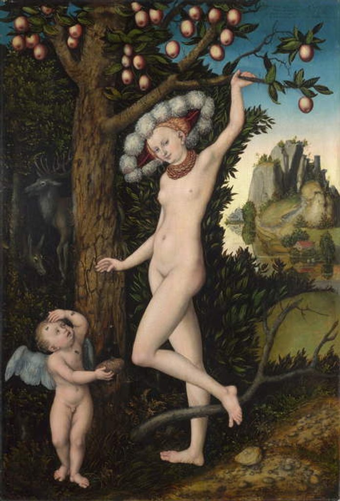 Detail of Venus and Cupid, c.1525 by Lucas the Elder Cranach