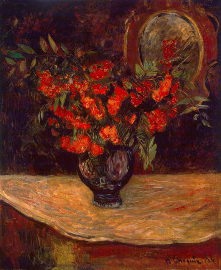 Detail of Bouquet, 1884 by Paul Gauguin