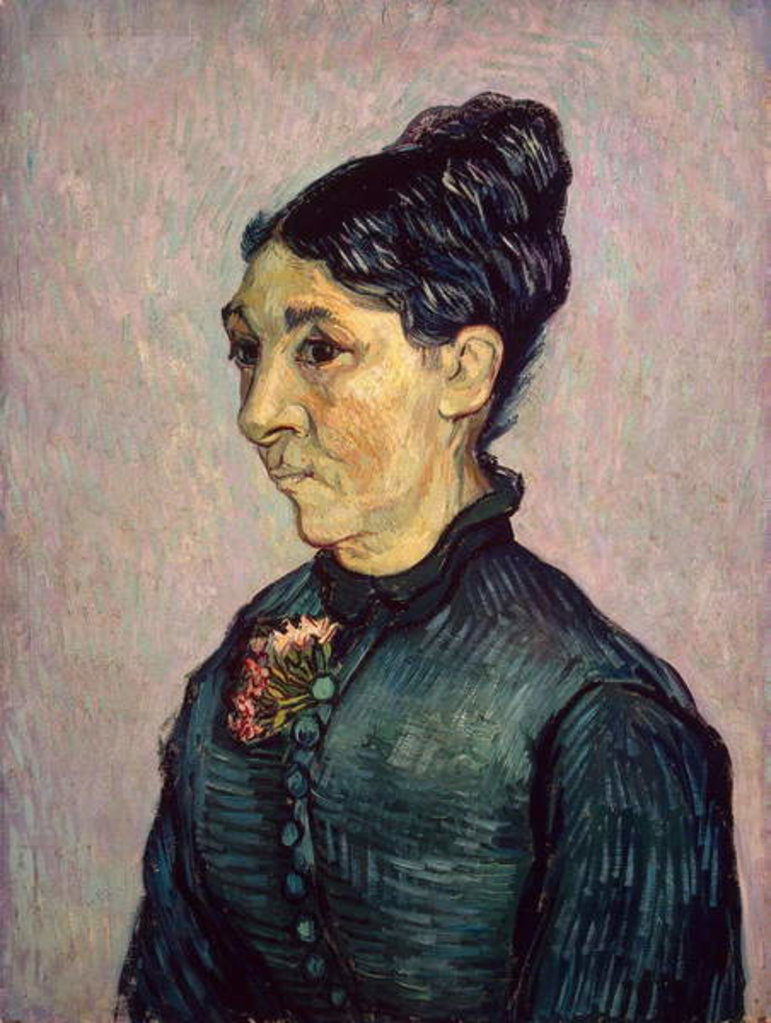 Detail of Portrait of Madame Jeanne Lafuye Trabuc, 1889 by Vincent van Gogh