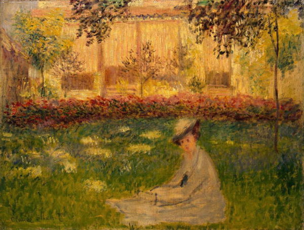 Detail of Woman in a Garden, 1876 by Claude Monet