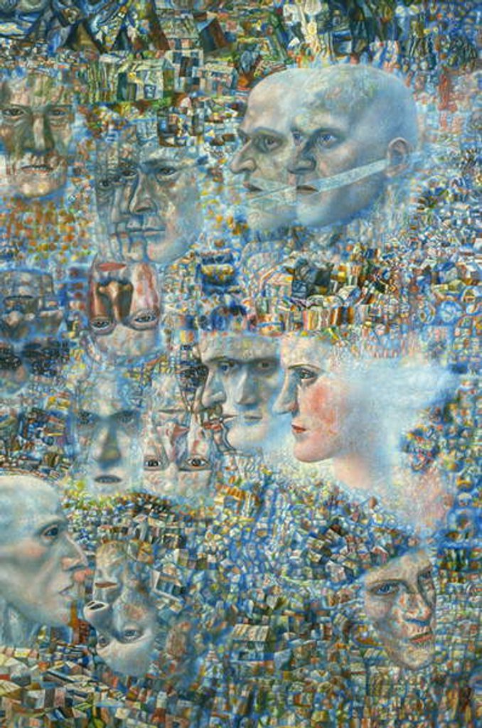 Detail of Shostakovich's First Symphony, 1935 by Pavel Nikolaevich Filonov