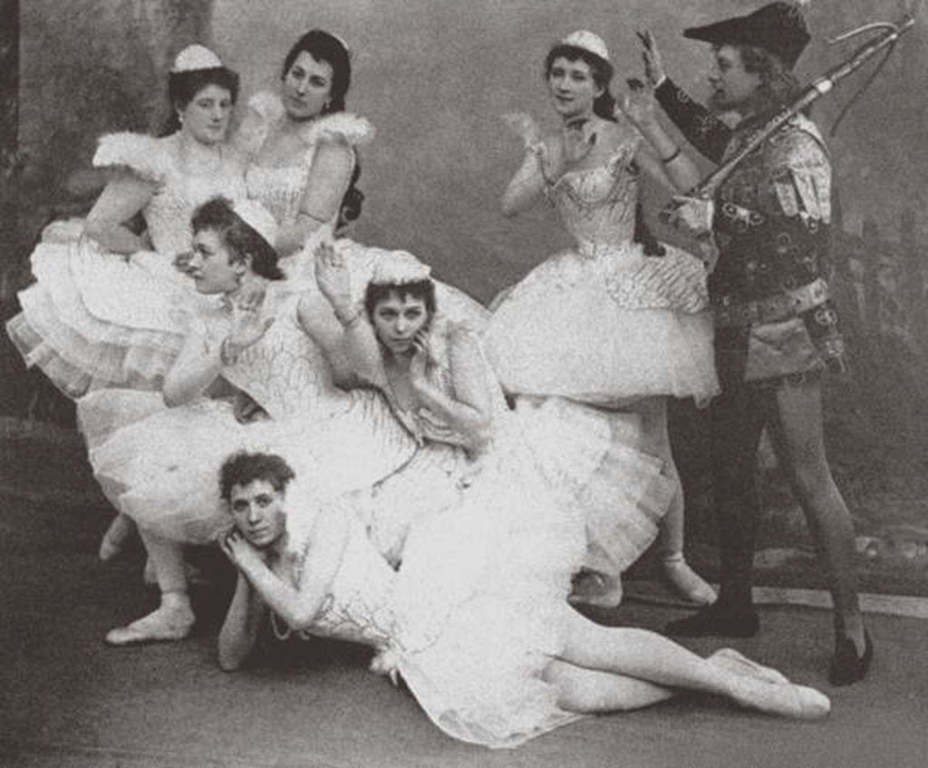 Detail of Swan Lake, Mariinsky Theatre, 1895 by Russian Photographer