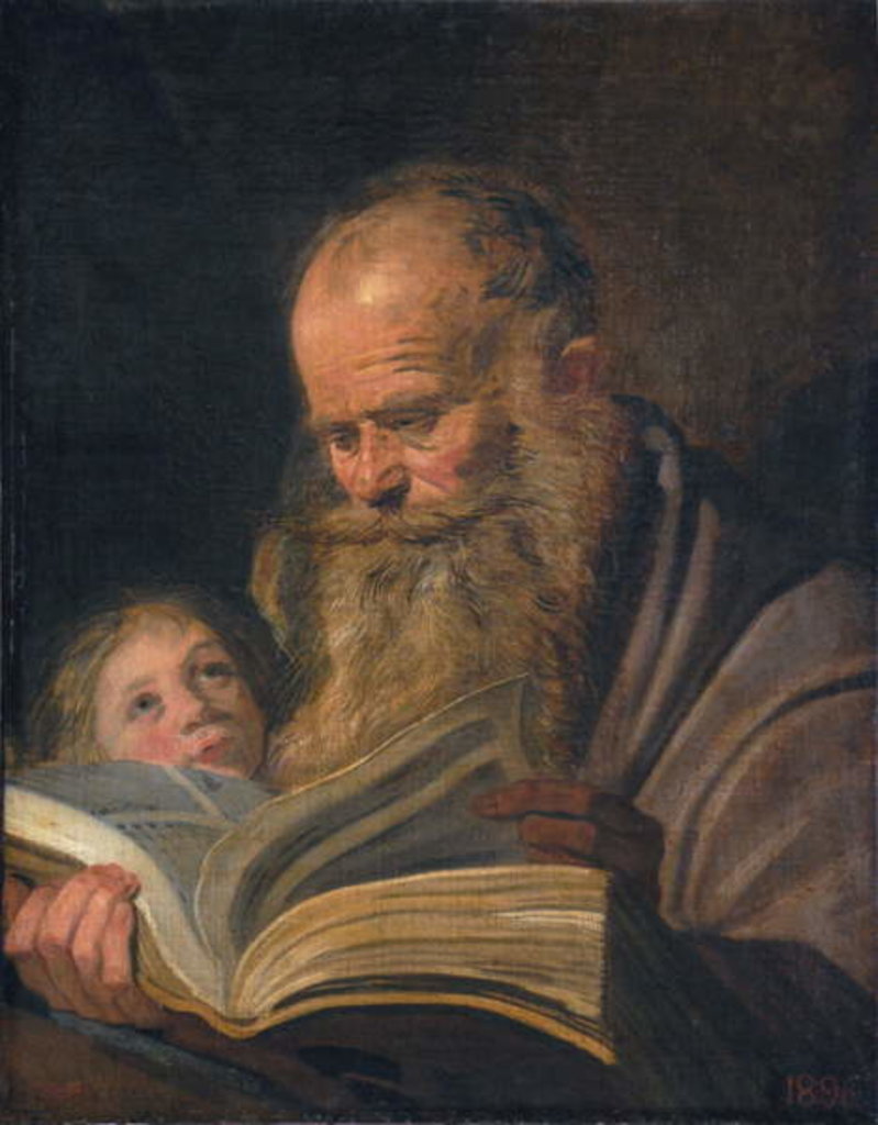 Detail of Saint Matthew, c.1625 by Frans Hals