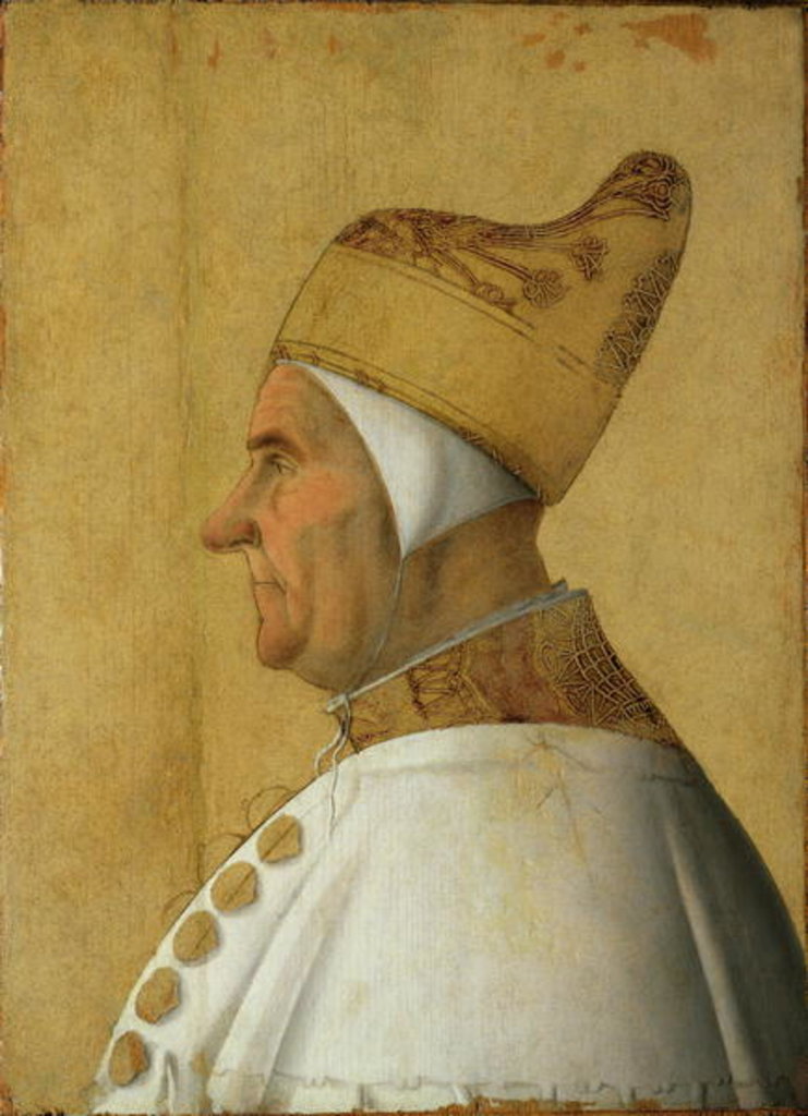Detail of Giovanni Mocenigo Doge of Venice by Gentile Bellini