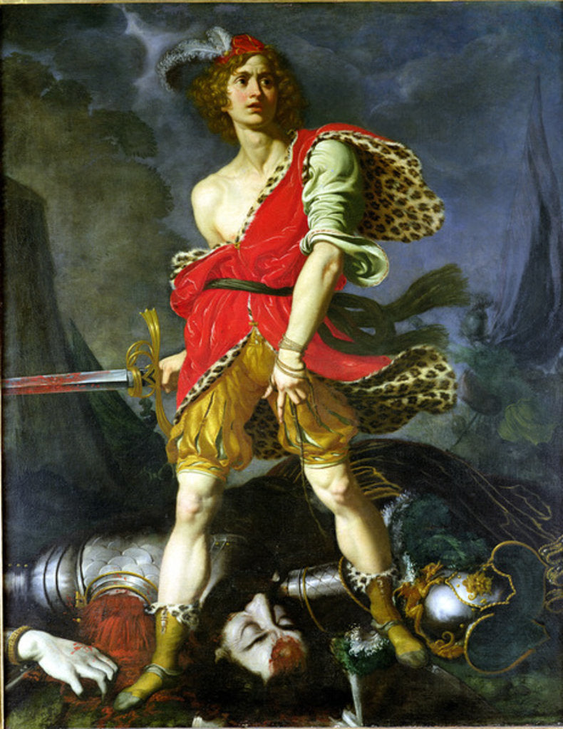 Detail of David and Goliath by Onorio Marinari