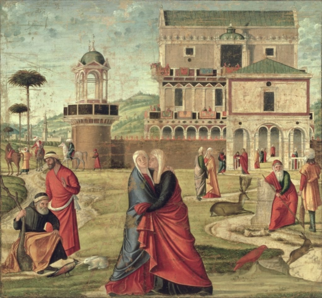 Detail of The Visitation by Vittore Carpaccio