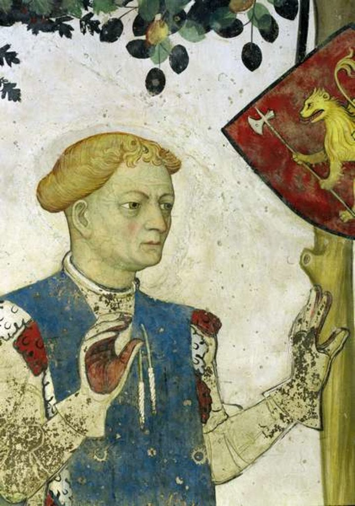 Detail of The Nine Worthies by Giacomo Jaquerio