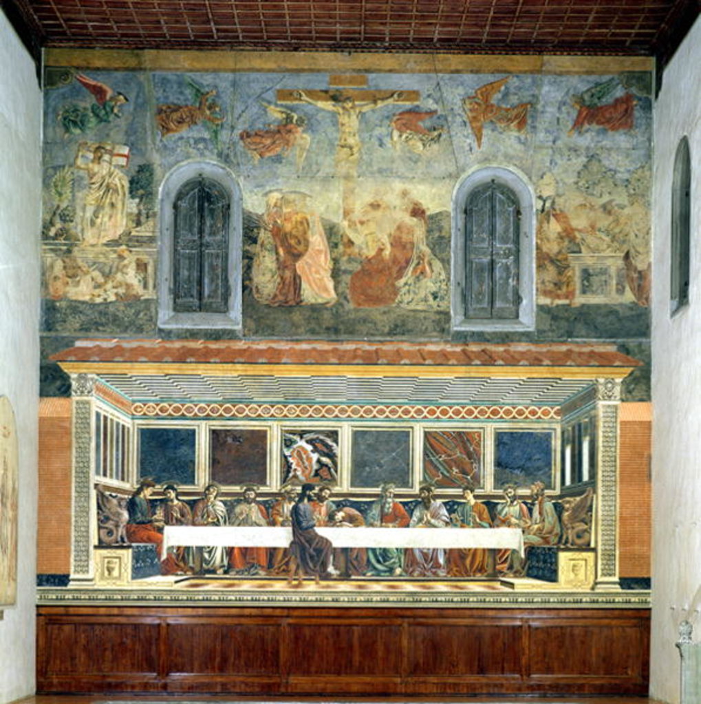 Detail of The Last Supper by Andrea del Castagno