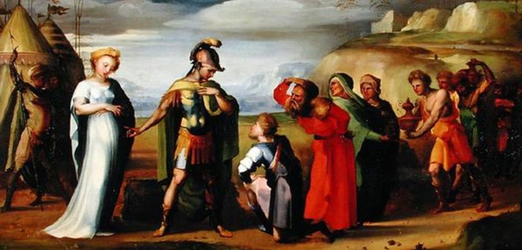 Detail of The Continence of Scipio by Domenico Beccafumi