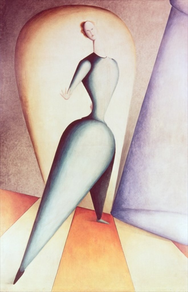 Detail of The Dancer, 1922-23 by Oskar Schlemmer
