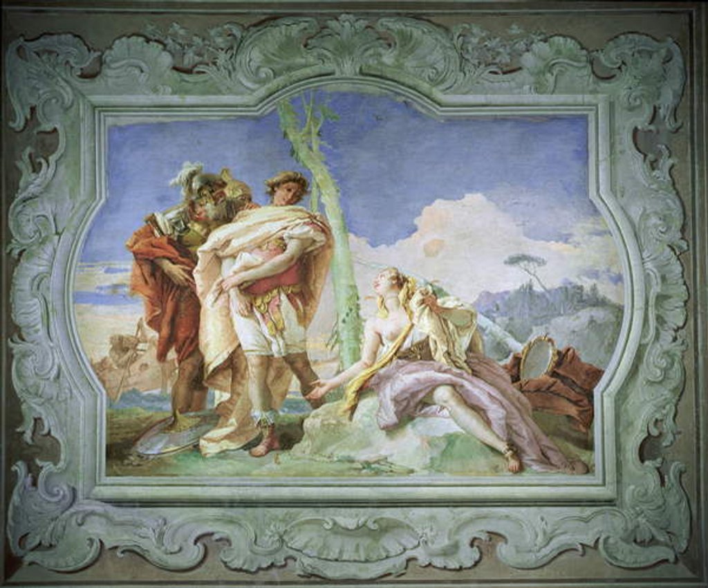 Detail of Rinaldo Abandoning Armida by Giovanni Battista (1696-1770) Tiepolo