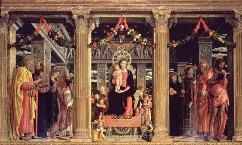 Detail of Altarpiece of St. Zeno of Verona, 1456-60 by Andrea Mantegna