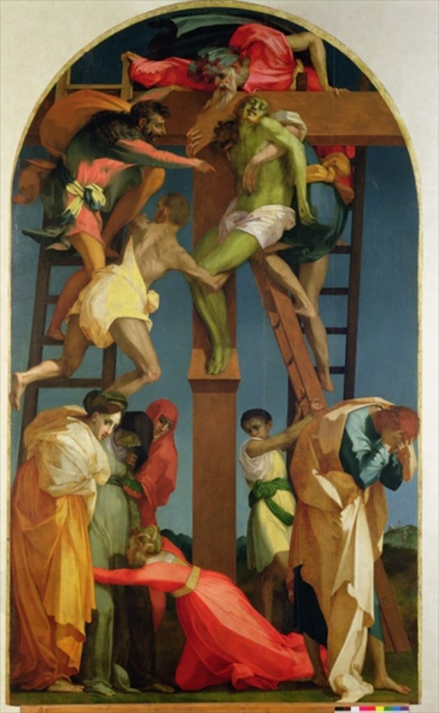 Detail of The Descent from the Cross, 1521 by Giovanni Battista Rosso Fiorentino