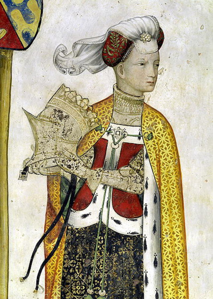 Detail of The Nine Worthies and the Nine Worthy Women by Giacomo Jaquerio