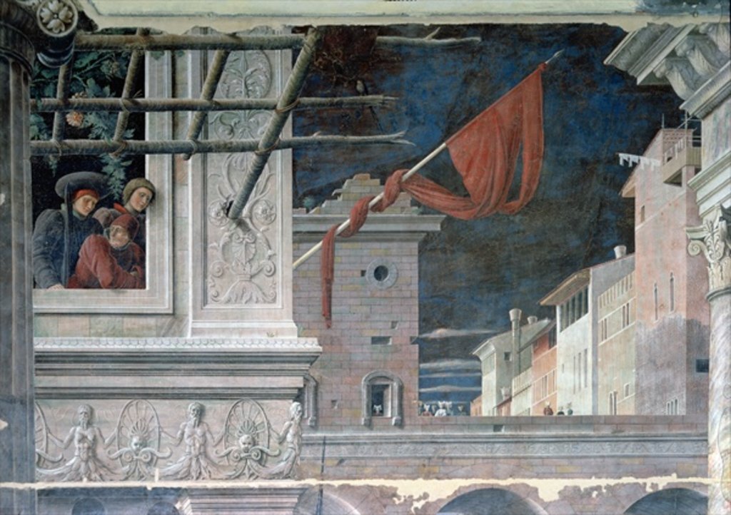 Detail of The Martyrdom of St. Christopher by Andrea Mantegna