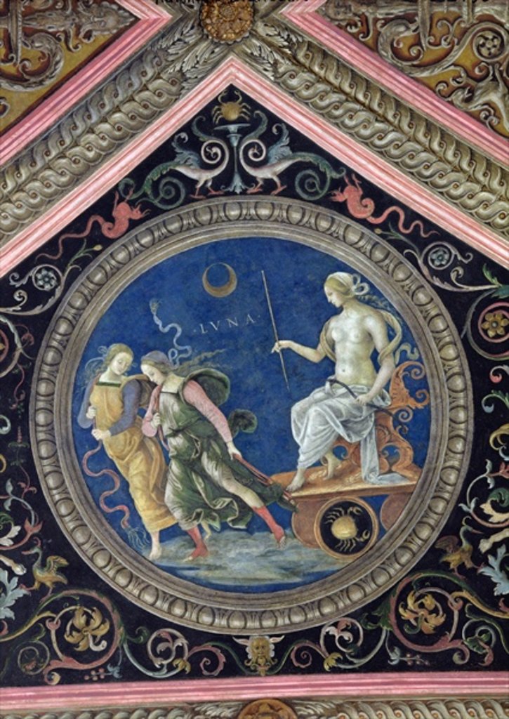 Detail of The Moon by Pietro Perugino