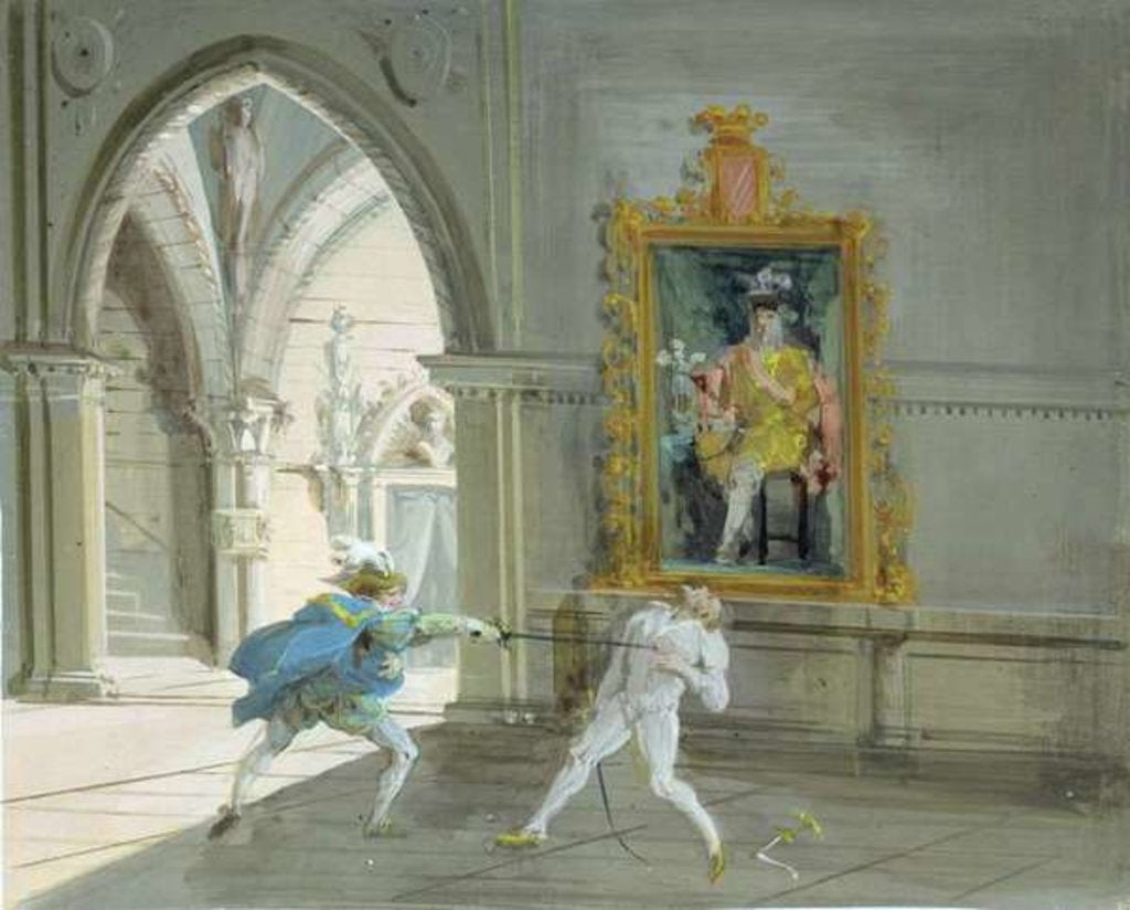 Detail of Don Juan, The Duel by Giuseppe Bernardino Bison