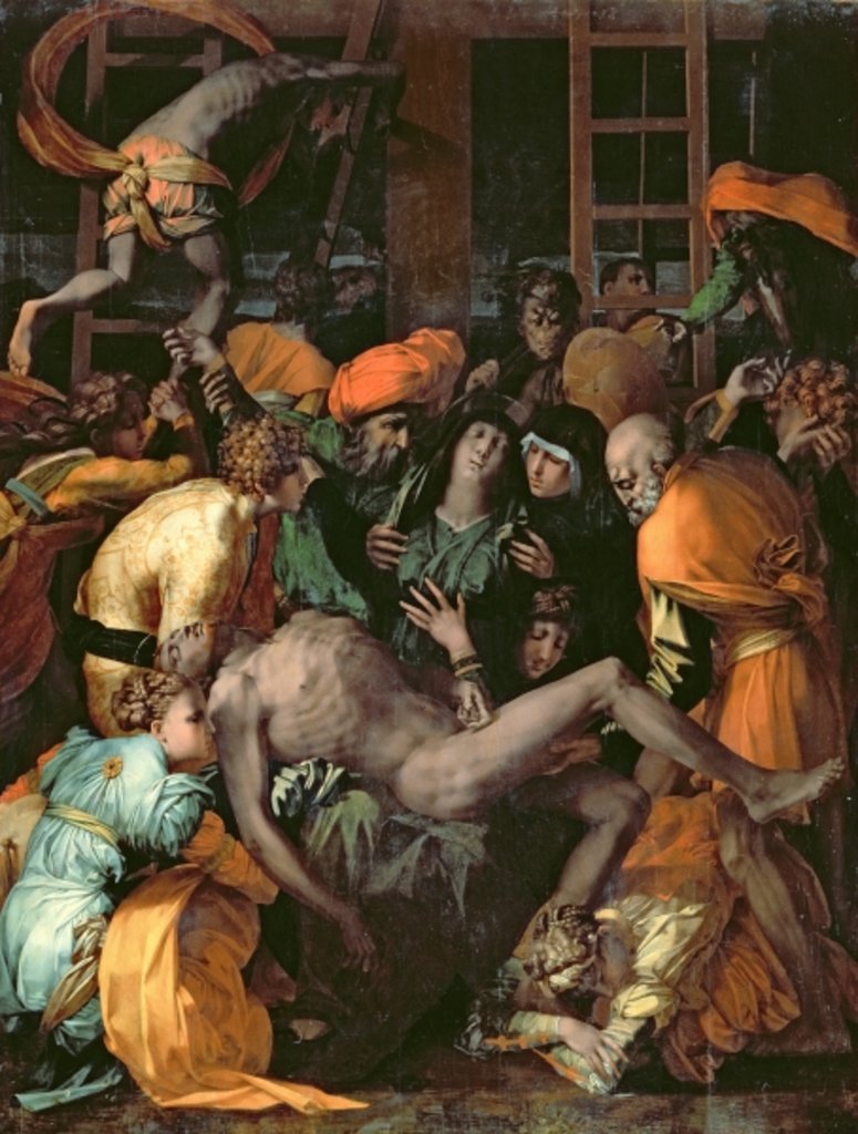 Detail of The Deposition from the Cross, 1529 by Giovanni Battista Rosso Fiorentino