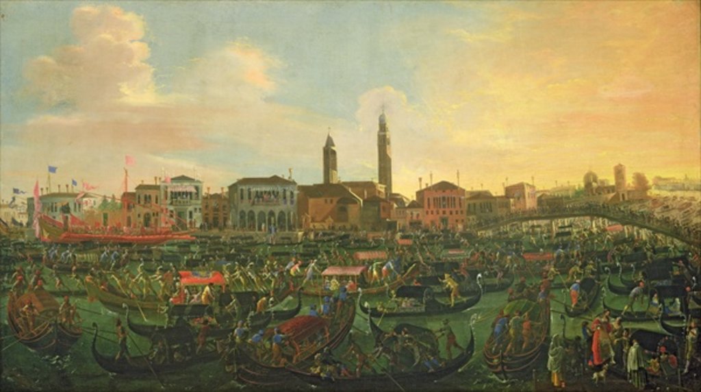 Detail of Regatta at Murano, 1648 by Joseph the younger Heintz
