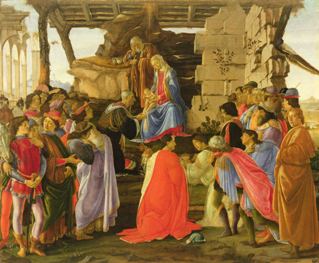 Detail of Adoration of the Magi, c.1475 by Sandro Botticelli