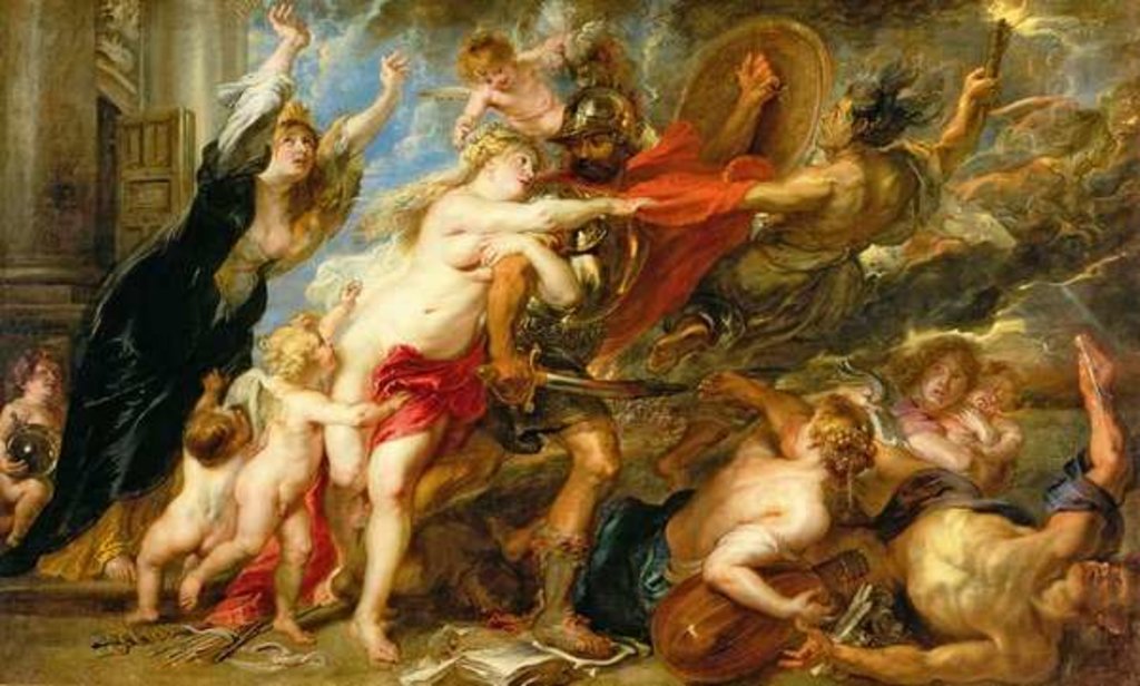 Detail of The Consequence of War, 1637-38 by Peter Paul Rubens