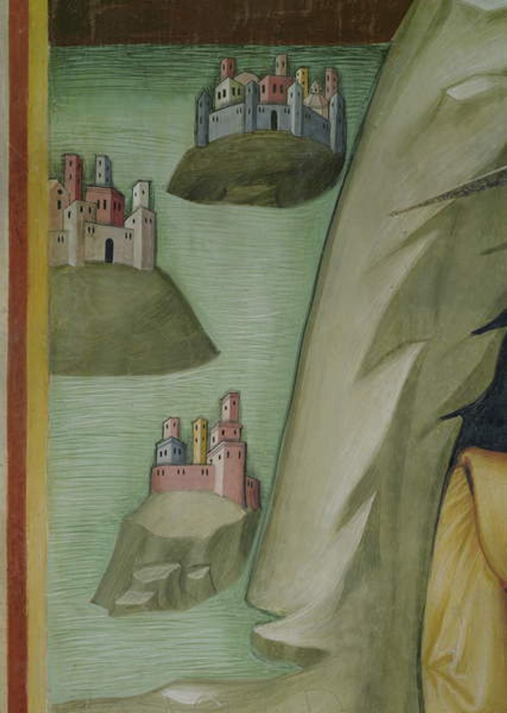 Detail of Detail from the Massacre of the Servants and Herdsmen of Job, 1367 by also Manfredi de Battilori Bartolo di Fredi