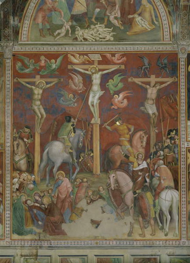 Detail of The Crucifixion, c.1340 by Lippo Memmi