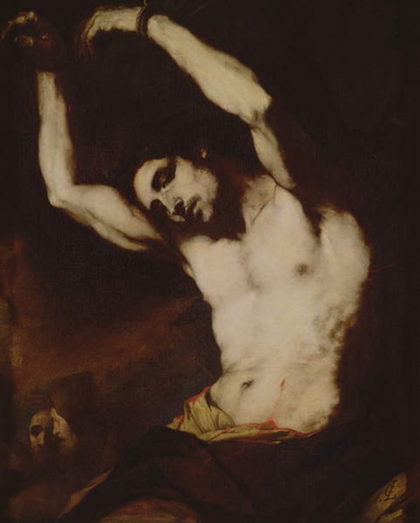 Detail of St Sebastian by Luca Giordano