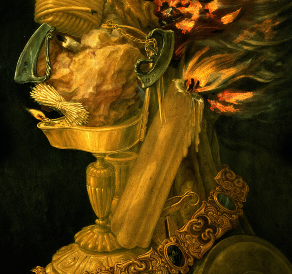 Detail of Fire, 1566 by Giuseppe Arcimboldo