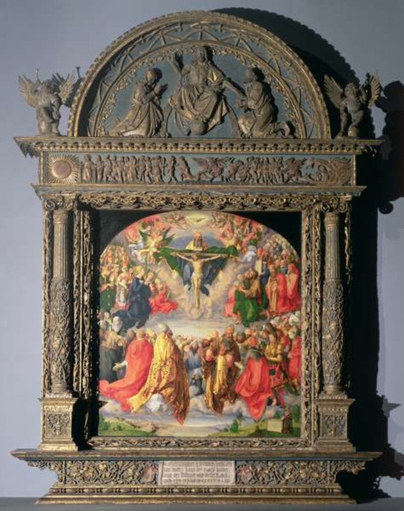 Detail of The Landauer Altarpiece, All Saints Day, 1511 by Albrecht Dürer or Duerer
