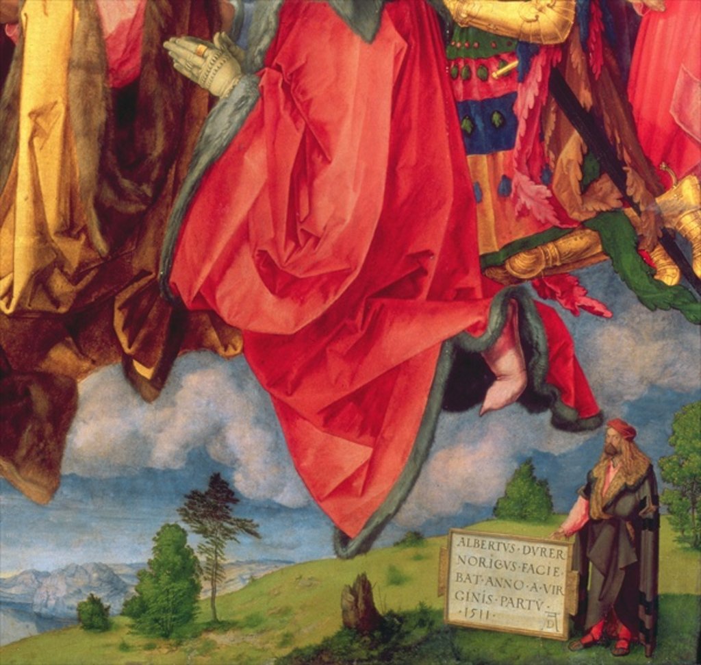 Detail of The Landauer Altarpiece, All Saints Day, 1511 by Albrecht Dürer or Duerer