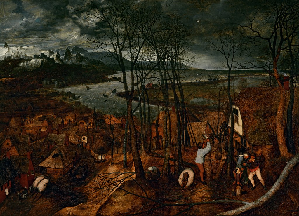 Detail of The Gloomy Day, 1565 by Pieter the Elder Bruegel